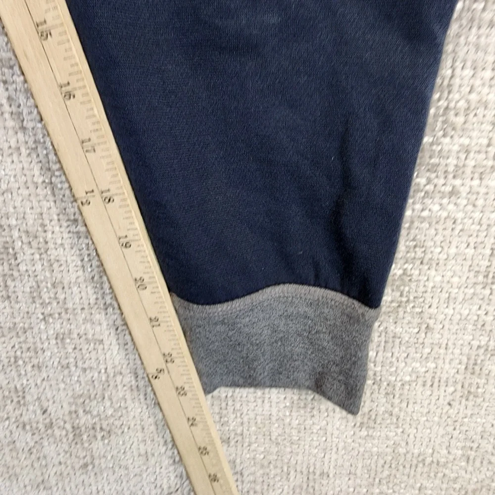 Abercrombie Fitch Kids Sleep One Piece Fleeced Union Suit Boys 15/16 Navy NWI